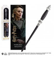 Replique Harry Potter - Baguette Magique Narcissa Malefoy avec marque-page 3D 30 cm