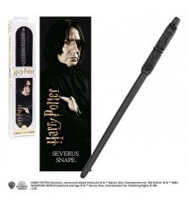 Replique Harry Potter - Baguette Magique Severus Rogue avec marque-page 3D 30 cm