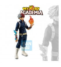 Figurine My Hero Academia - Shoto Todoroki Ichibansho Fighting Heroes Feat Ones Justice 24cm