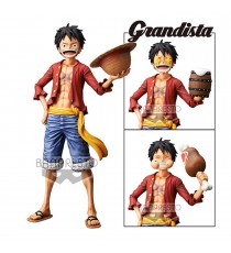 Figurine One Piece - Monkey D Luffy Grandista Nero 28cm
