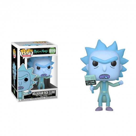 Figurine Rick & Morty - Hologram Rick Clone Pop 10cm