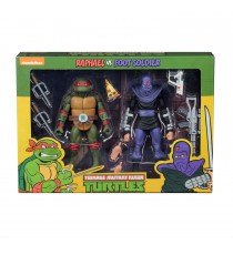 Figurine TMNT - 2-Pack Raphael & Foot Soldier 18cm