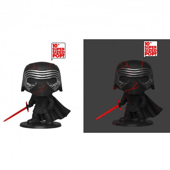 Figurine Star Wars Episode 9 - Kylo Ren Glow In The Dark Pop 25cm