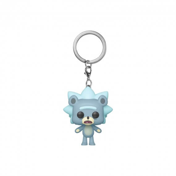 Porte Clé Rick & Morty - Teddy Rick Pocket Pop 4cm