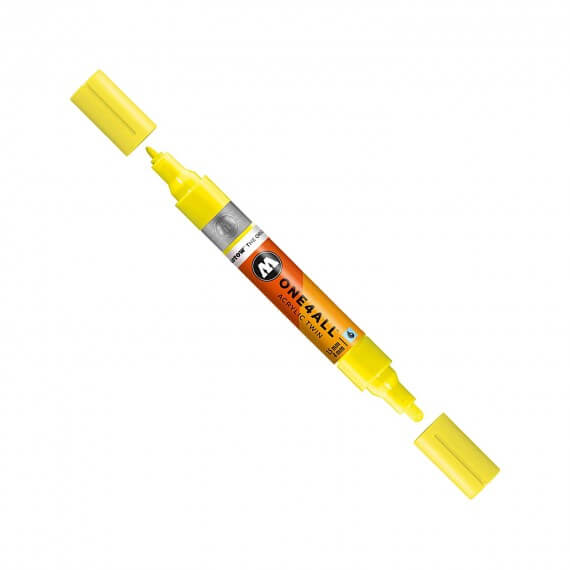 Marqueur Acrylic Twin OneForAll 220 Jaune Fluo 1.5/4mm