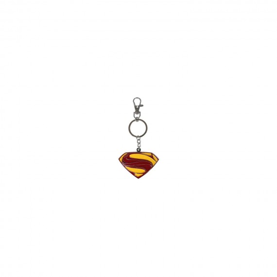 Porte Clé Superman Man Of Steel - Logo Metal 5cm