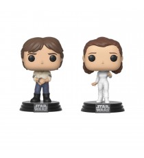 Figurine Star Wars - 2-Pack Han & Leia ESB 40Th Anniv Pop 10cm