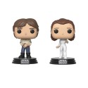 Figurine Star Wars - 2-Pack Han & Leia ESB 40Th Anniv Pop 10cm