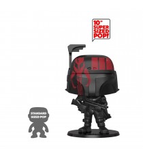 Figurine Star Wars - Boba Fett Black Red Logo Pop 25cm