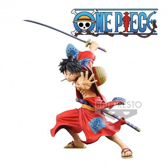 Figurine One Piece - Monkey D Luffy Super Master Stars Piece Manga Dimension 19cm