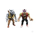 Figurine TMNT - 2-Pack Rocksteady & Bebop 18cm