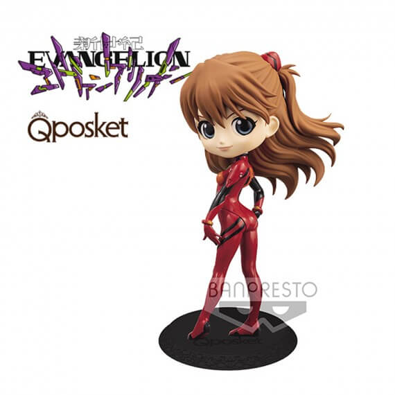 Figurine Evangelion - Asuka Shikinami Langley Plugsuit Style Ver A QPosket 14cm