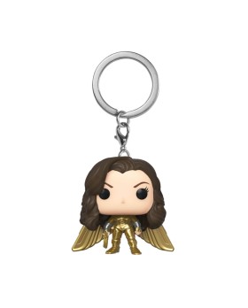 Porte Clé DC Heroes - Wonder Woman 84 Gold Wing No Helmet Pop 4cm