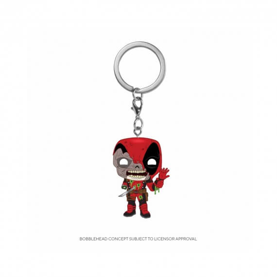 Porte Clé Marvel - Zombies Deadpool Pop 4cm