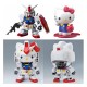 Maquette Gundam - Hello Kitty/RX-78-2 Gundam SD EX STD 8cm