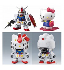 Maquette Gundam - Hello Kitty/RX-78-2 Gundam SD EX STD 8cm