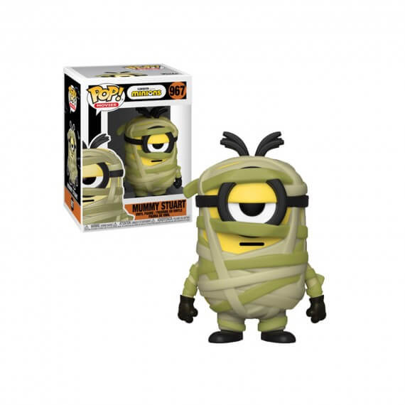 Figurine Minions 2 - Halloween Mummy Stuart Pop 10cm