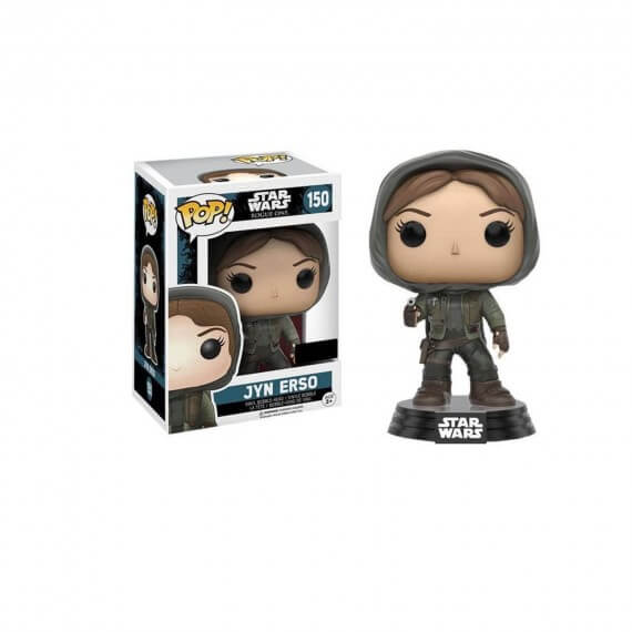 Figurine Star Wars Rogue One - Jyn Erso Hooded Exclu Pop 10cm