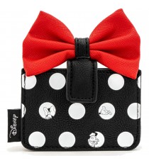 Porte Carte Disney - Minnie Polka Noeud Rouge