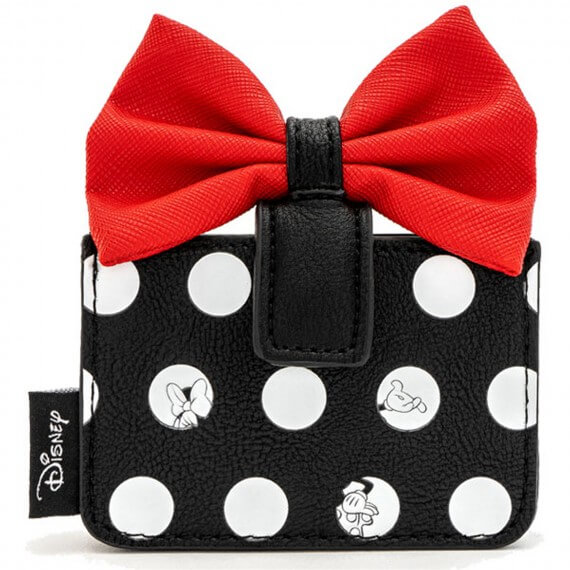 Porte Carte Disney - Minnie Polka Noeud Rouge