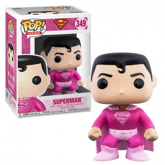 Figurine DC BCA - Pink Superman Pop 10cm