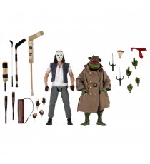 Figurine TMNT - 2-Pack Casey Jones & Raphael In Disguise 18cm