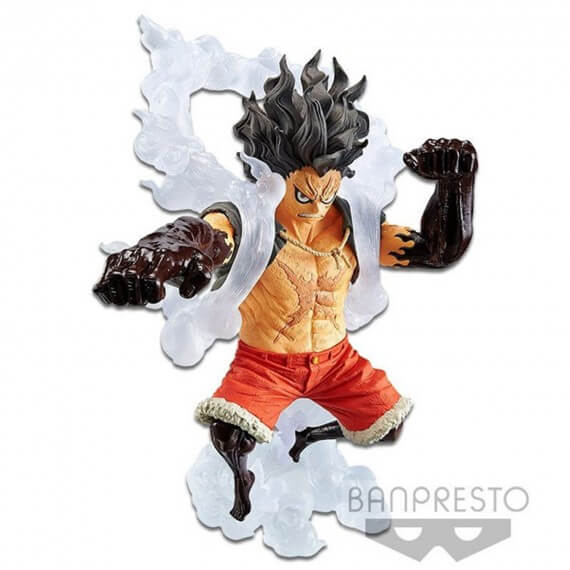 Figurine One Piece - Monkey D Luffy Gear 4Th Special Ver B King Of Artist 14cm