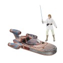 Figurine Star Wars Black Series - Luke Skywalker & Landspeeder 25cm