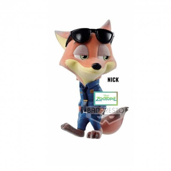 Figurine Disney Zootopia - Nick Costume Police Fluffy Puffy 10cm