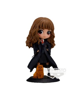 Figurine Harry Potter - Hermione With Crookshanks Q Posket 14cm