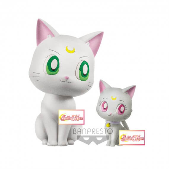 Figurine Sailor Moon - Artemis & Diana Fluffy Puffy 7cm