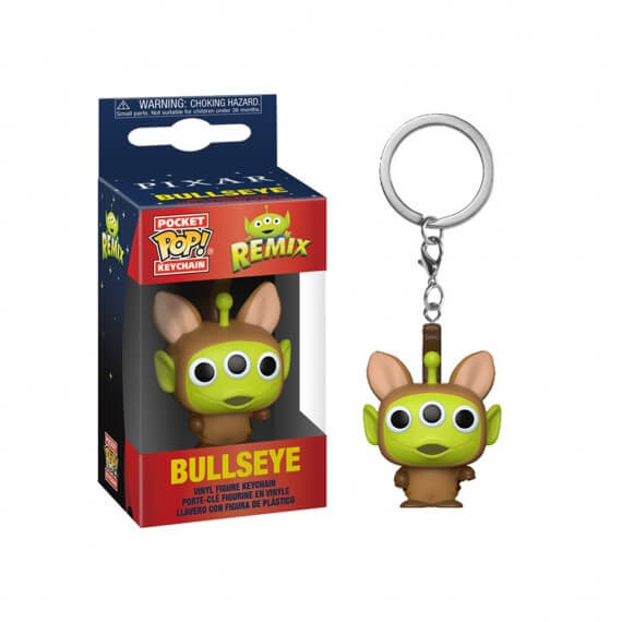 Porte Clé Disney Pixar - Alien As Bullseye Pocket Pop 4cm