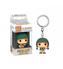 Porte Clé Harry Potter - Ron Holiday Pocket Pop 4cm