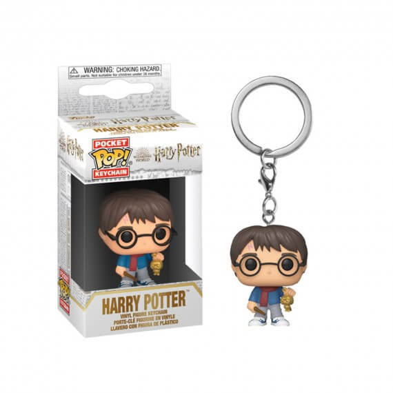 Porte Clé Harry Potter - Harry Holiday Pocket Pop 4cm