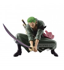 Figurine One Piece - Roronoa Zoro Scultures Big Banpresto Figure Colosseum 4 Vol 3 13cm