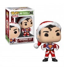 Figurine DC - Superman W/Sweater Holiday Pop 10cm