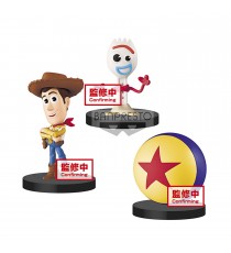 Set 3 Figurines Disney Pixar - Woody Forky Pixar Ball 4cm