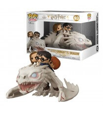 Figurine Harry Potter - Dragon & Harry Ron Hermione Pop Rides 13cm