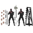 Figurine TMNT Movie 1990 - 2-Pack Foot Soldier With Weapons Rack 18cm