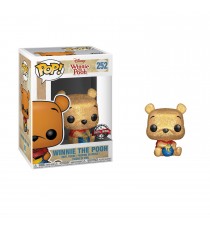 Figurine Disney - Winnie The Pooh Seated Glitter Exclu Pop 10cm