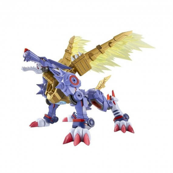 Maquette Digimon - Metal Garurumon Amplified 17cm