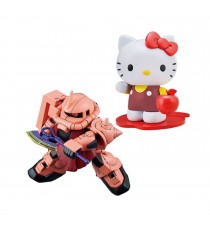 Maquette Gundam - Hello Kitty Ms-06S Chars Zaku II Gunpla SD Cross Silhouette 8cm