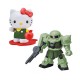 Maquette Gundam - Hello Kitty Zaku II Gunpla SD Cross Silhouette 8cm