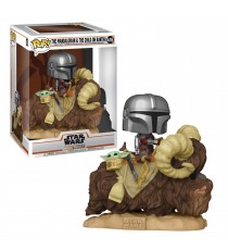 Figurine Star Wars Mandalorian - Mando & Child On Bantha Pop 10cm