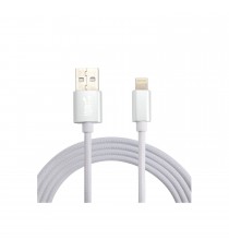 Câble USB de charge compatible avec iPhone, iPad, iPod Blanc 2M