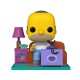 Figurine Simpsons - Deluxe Homer Watching Tv Pop 18cm