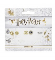 Boucles D'oreilles Harry Potter - Set 3 Paires Retourneur, Chocogrenouille, Harry