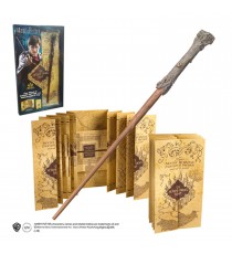 Replique Harry Potter - Baguette Harry Potter et carte du Maraudeur Blister