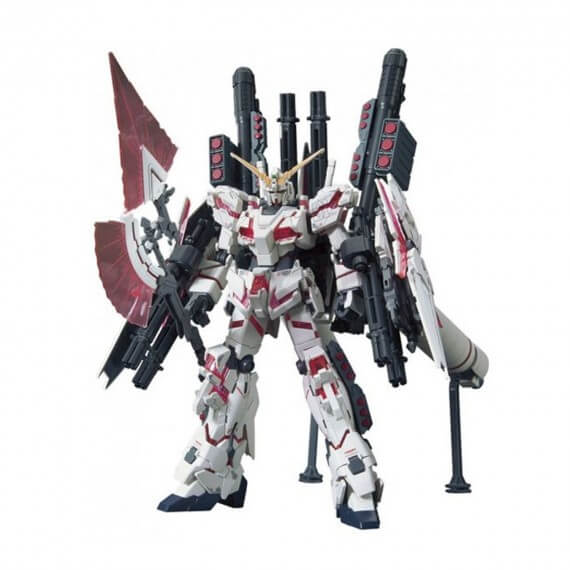 Maquette Gundam - 199 Full Armor Unicorn Destroy Mode Red Ver Gunpla HG 1/144 17cm