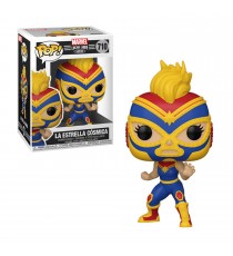 Figurine Marvel - Luchadores Captain Marvel Pop 10cm